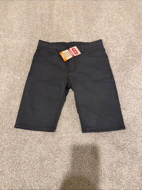 Wrangler Boys Black Knee-Length Shorts